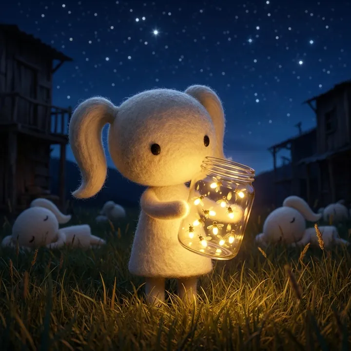 Womlet scene: fireflies